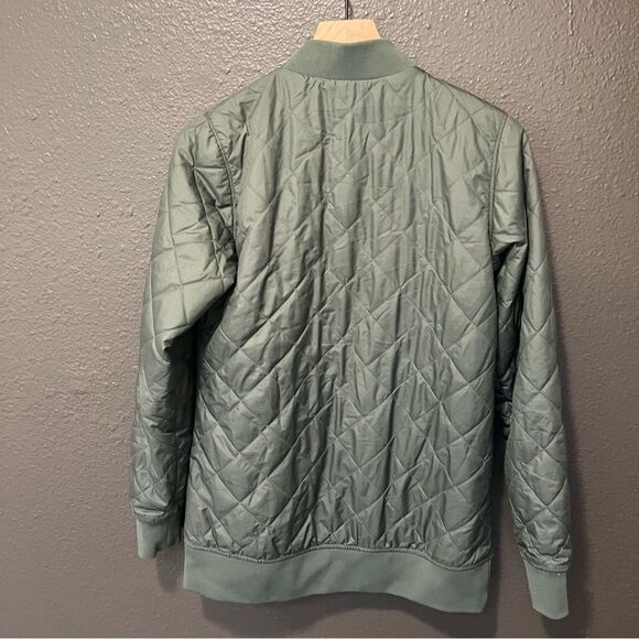 The North Face Women’s Snap Front Quilted Jacket Small Army Green - Picture 3 of 13